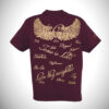 Men Spiritual Shirt Maroon - Image 2