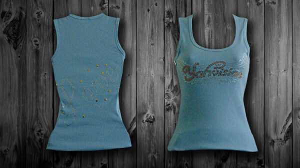 Baby Blue 'Love' Tank