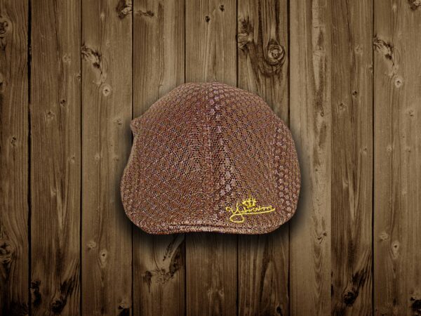 Mesh Dress Hats Brown - Kango Style